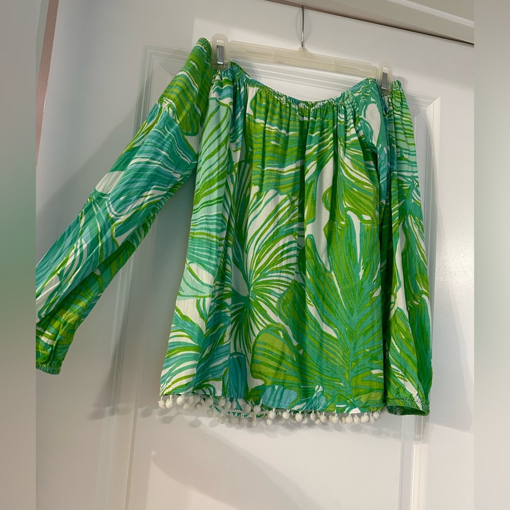 Lily Pulitzer off shoulder top